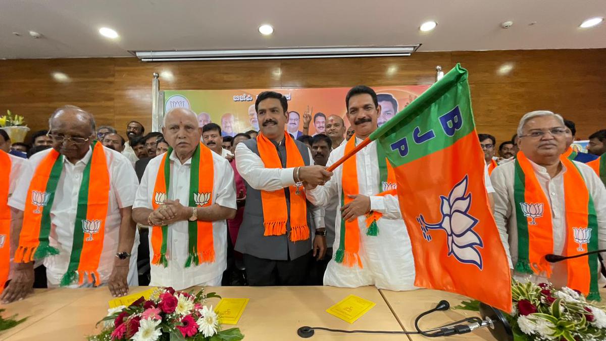 B.Y. Vijayendra Takes Over As BJP State Chief, Vows To Win All 28 Lok ...